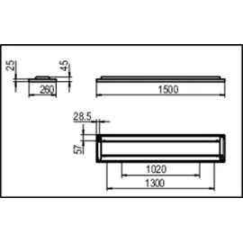 RIDI Homelight F-LINE- 1-flg. 4000K  oval