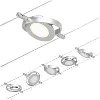 Paulmann 94414 Seil-Komplettsystem LED Seilsystem RoundMac Basisset 5x200lm 5x4,5W