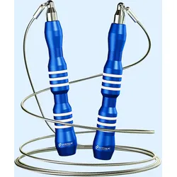 Speedrope Sport Springseil für Erwachsene & Kinder - CrossFit - Boxen & Fitness BLAU NO SIZE