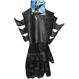 Rubie's 30738 Offizielles Batman Handschuhe für Erwachsenen-Kostüm, Einheitsgröße, Schwarz Halloween