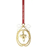 Georg Jensen - Weihnachtsmobile Mistelzeig 1994/2024, vergoldet