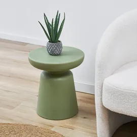 [en.casa] Beistelltisch, Posio 44xØ40 cm Grün