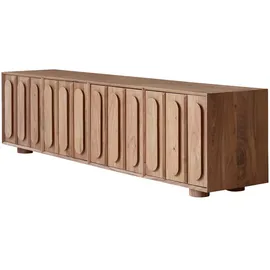 Tikamoon Olga TV-Schrank 195 cm Beige Akazie