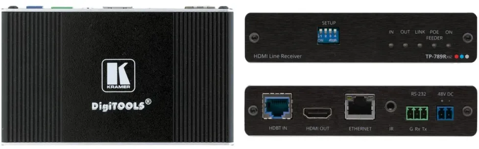 Kramer 4K HDMI PoE-Empfänger TP-789RXR