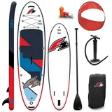 F2 SUP Stand Up Paddle Board Free Round Sail Set 11'6'' Grau 2024 One Size