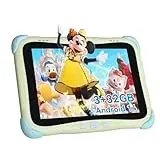 BWJBSW Kinder Tablet, 8-Zoll-Tablet Kinder, 4-Kern-Prozessor Kids Table, 32ROM, Android 14