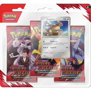 Rivalen: Kangama 3 Boosterpacks + 1 holografische Promokarte