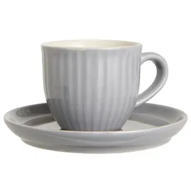 ib laursen Tasse mit Untertasse Mynte Ø Unterteller french grey
