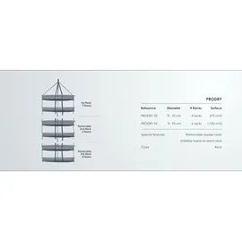 Garden Highpro PRODRY 55 cm | 4 Lagen | Trockennetz Stecksystem MASTER | Garden Highpro