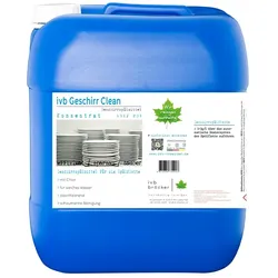 ivb broecker Geschirr Clean 10l, Geschirrspülmittel für weiches Wasser