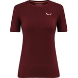 Salewa Salewa, Cristallo Warm AMR - Funktionsshirt, - Damen, - Dark Red - I46 D40
