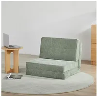 SteeLong Sofa Würfel-Klappschlafsofa, 1 Teile, Mehrfach verstellbares Bodensofa mit hochdichtem Schaumstoff grün