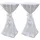 deluke Tischhusse 2er Set ADAU Stehtischhusse weiß 70cm Hussen elastisch Stehtischhusse Stehtisch-Abdeckung