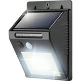 LUMILED Solarlampe für Außen mit Bewegungsmelder 3 Modi Solar Wandleuchte Aussen IP44 wasserdicht Solarlicht Solarleuchte für Garten Sicherheits...