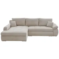 A.Z. Iwaniccy Ecksofa REBEL, 278 x 175 cm - Cord mit Ausziehfunktion und Bettkasten