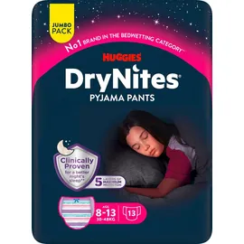 DryNites Pyjama Pants Mädchen 27-57 kg 4 x 13 St.