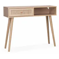 Sweeek Konsole mit Rattangeflecht 100 x 29 x 81