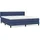 vidaXL Boxspringbett 180 x 200 cm Blau