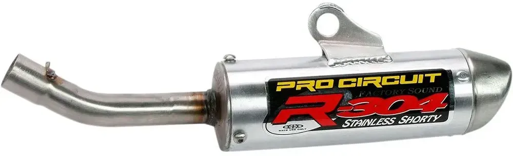 Pro Circuit R-304 Shorty Honda Cr 125 R 02-7 Ref:sh02125-re Nicht Homologierter Schalldämpfer - Silver - Not Homologated