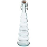 MARELIDA Glasflasche Bügelverschluss Recyclingglas 410ml