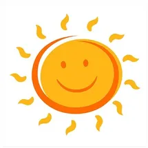 Papstar 20 Servietten, 25 cm x 25 cm "Here comes the Sun"