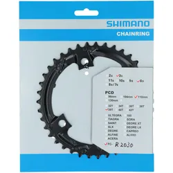 Kettenblatt 39z Shimano Claris FC-R2030 - 7/8 fach EINHEITSFARBE No Size