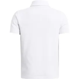 Under Armour Icon Poloshirt Jungen 100 white/white XL 160-170 cm