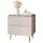 lookway Nachtschrank Aurora II 50 x 53 x 37 cm Beige