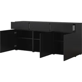 OTTO home Sideboard 180 x 78,3 x 40 cm Schwarz