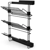 Emuca Schuhregal 280 x 320 x 0 cm ausziehbar / schwarz