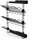 Emuca Schuhregal 280 x 320 x 0 cm ausziehbar / schwarz
