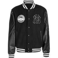 New Era New Era, Herren, Jacke, MLB New York Yankees Large Logo Varsity Bomberjacke Herren (XL), Schwarz, XL