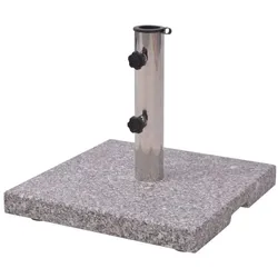 vidaXL Sonnenschirmständer Ständer Basis Quadrat 20kg