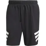 adidas 3-Streifen 8-Inch Badeshorts Black/White L