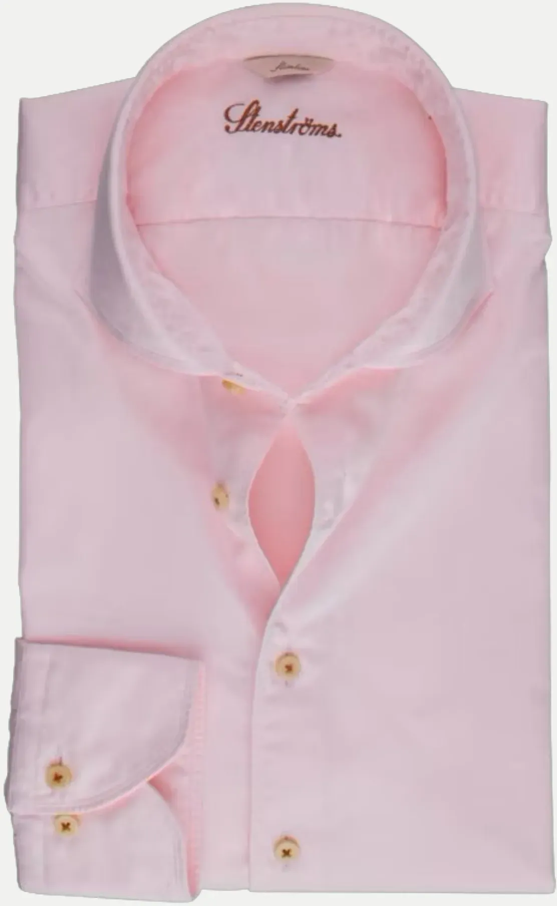 Slim-Fit Twillhemd Slimline Rosa M