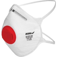 Dedra Dedra, Atemschutzmaske, Partikel-Atemschutzmaske mit 1 Ventil FFP2 2 Stk. CE (BH1082-002) (FFP2, 2 x)