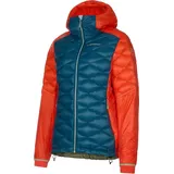 La Sportiva Aiguille Down Jacket Women storm blue/cherry tomato 639322 S,