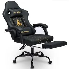luxuskollektion Symino Gaming-Stuhl Schwarz PC