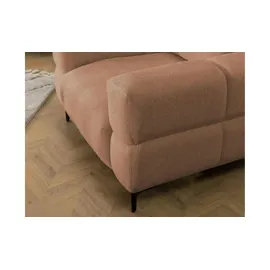 S-Style Couch Strukturstoff 3-Sitzer Rot