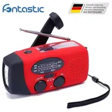 Fontastic Solar, Dynamo AM/FM/WB Kurbelradio, Taschenlampe