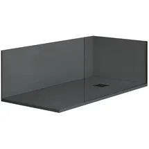MIRLO Duschrückwand Anthrazit