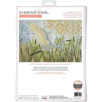 Dimensions 70-35411 Kreuzstich-Set Reiher im Flug, für Anfänger, 35,6