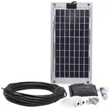 SUNSET Energietechnik Sunset Solarmodul "Laminat-Set 10 Watt" Solarmodule für Boote und Yachten schwarz