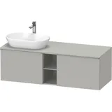Duravit D-Neo Konsolenwaschtischunterbau wandhängend Betongrau Matt 1400x550x459 mm - DE4950L7007000 DE4950L70070000