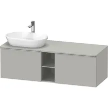 Duravit D-Neo Konsolenwaschtischunterbau wandhängend Betongrau Matt 1400x550x459 mm - DE4950L7007000 DE4950L70070000