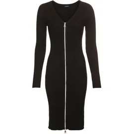 LAURA SCOTT Longstrickjacke in schwarz - auch als Kleid tragbar