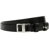Liebeskind Berlin Gürtel Lora Croco Belt 1,9 CM W95 Black