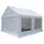 VCM Faltpavillon 5 x 4 m Weiß