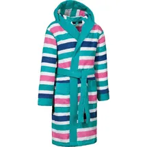 Erwin Müller Kinder-Bademantel mit Kapuze in smaragd | Gr.: 146/152