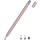 SENKUTA Tablet Stift für Alle Tablets, 2 in 1 Stylus Pen Touchscreen Stift für Alle Tablets/Handys, Apple iPad, iPhone, Samsung, Surface, Lenovo, Xiaomi, Chromebook, Huawei Android iOS usw.Rose Gold
